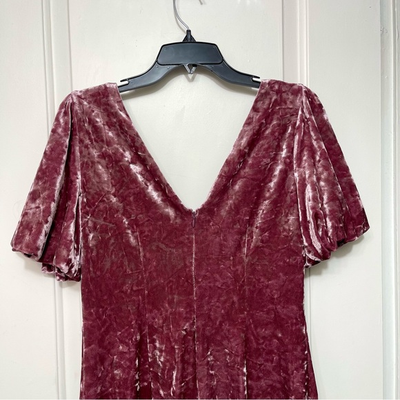 New Guess Velvet Bodycon cocktail Mini Dress Size 10 - Picture 7 of 9